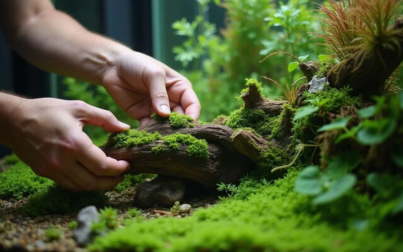 Aquascaping a Community Tank: Territory, Caves & Plants detail