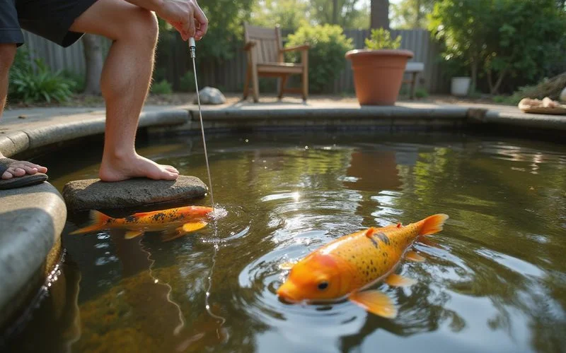 Caring for Pond Fish in Florida Summer Heat detail